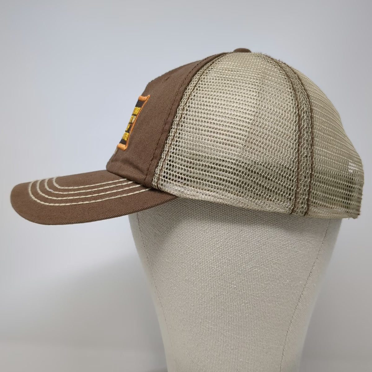 Montana Wheat Barley Committee 50 Years Brown One Size Baseball Cap Mesh Hat