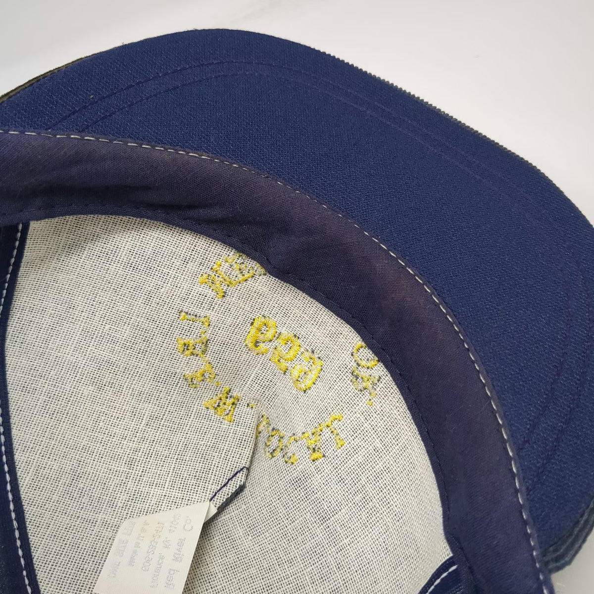 Red River Co. Trucker Hat Blue One Size IBEW Local 659 Union Corduroy USA Made
