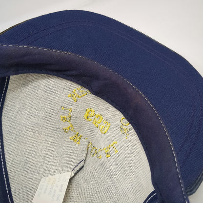 Red River Co. Trucker Hat Blue One Size IBEW Local 659 Union Corduroy USA Made