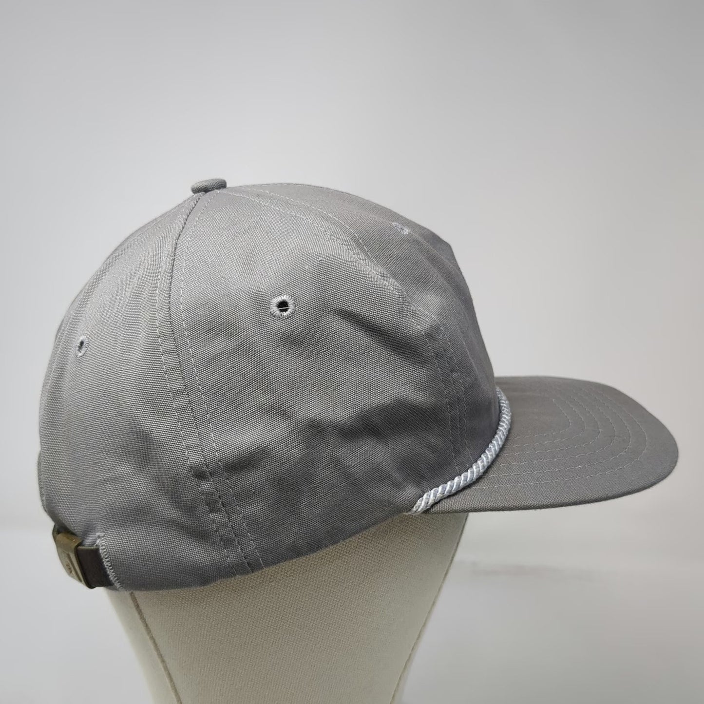 Texace 5 Panel Gray Hat Rope Golf Bermuda Castle Harbour Strapback Vintage