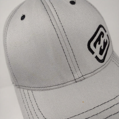 Billabong Fitted Hat Gray OSFA Solid Embroidered Flexfit Vent Holes