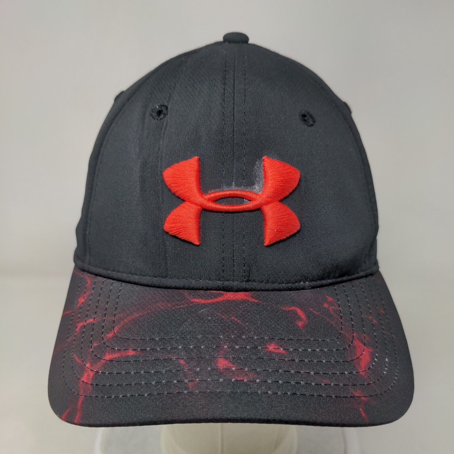 Under Armour Fitted Hat Black Large/XL Embroidered Logo Vent Holes