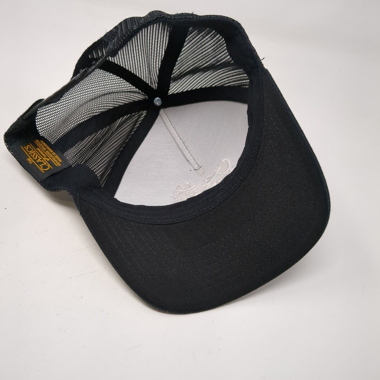 CS Cedar And Sage Snapback Trucker Hat Black OSFA The Classics Yupoong