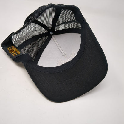 CS Cedar And Sage Snapback Trucker Hat Black OSFA The Classics Yupoong