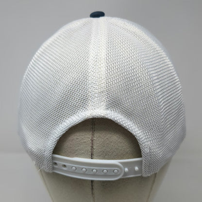 Pacific Headwear Trucker Hat Blue One Size Run4Scituate Snapback Mesh Back