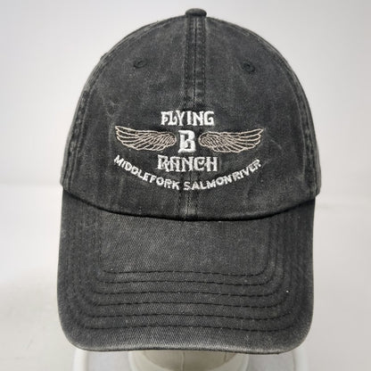 Otto Gray Baseball Cap One Size Flying B Ranch Middle Fork Salmon River Hat