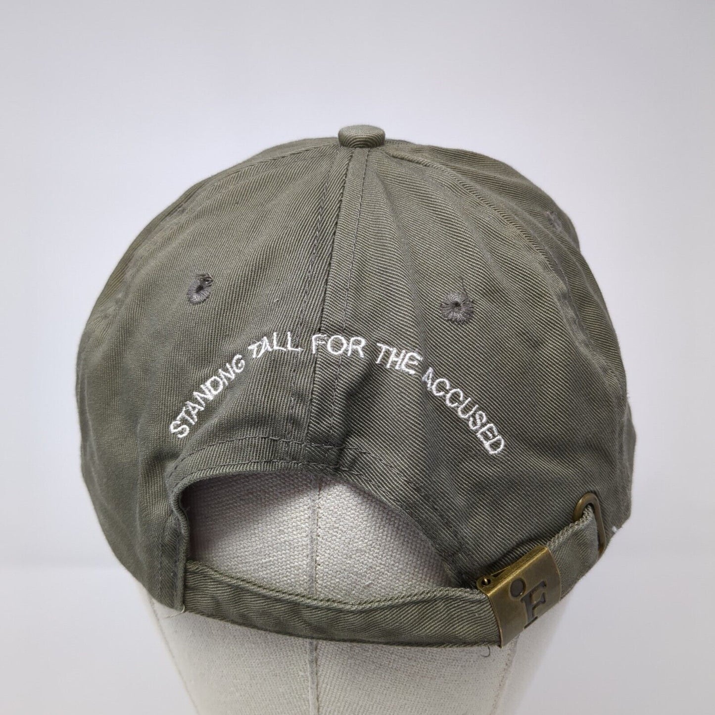 IACDL Slideback Hat Brown One Size Standing Tall For The Accused Fahrenheit