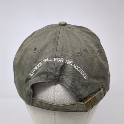 IACDL Slideback Hat Brown One Size Standing Tall For The Accused Fahrenheit