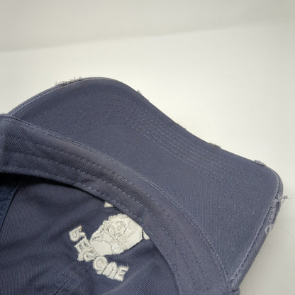 Rescue Proud Slideback Baseball Cap Blue One Size Adjustable Distressed District