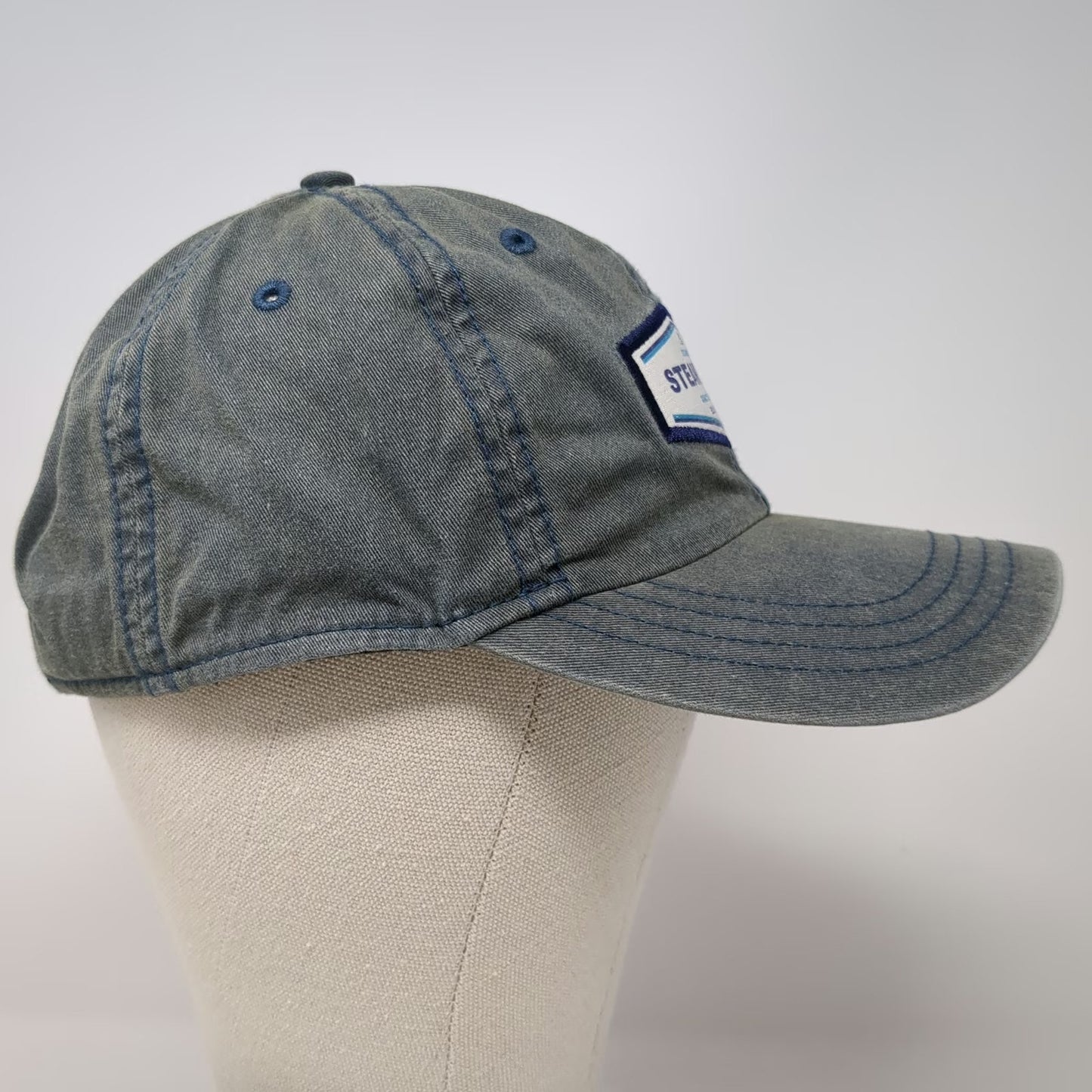 American Dry Goods Baseball Cap Blue One Size Steamboat Colorado Mountain Hat