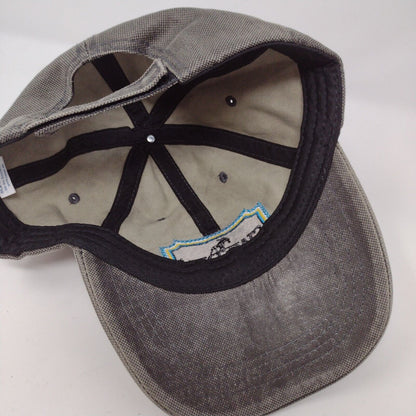 Sweden Strapback Hat Gray OSFA Adjustable Embroidered 6 Panel Polyester