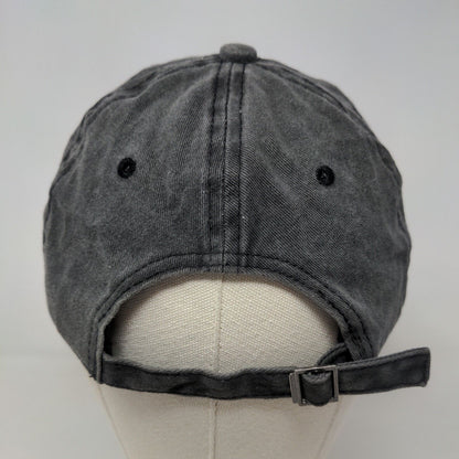 Unbranded Men's Slideback Hat Gray Adjustable Blank Vent Holes