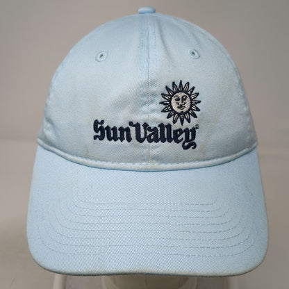 Sun Valley Baseball Cap Blue One Size Established 1936 Graphic Hat Slideback