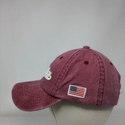 San Francisco Slideback Hat Red One Size Adjustable Embroidered by elidan