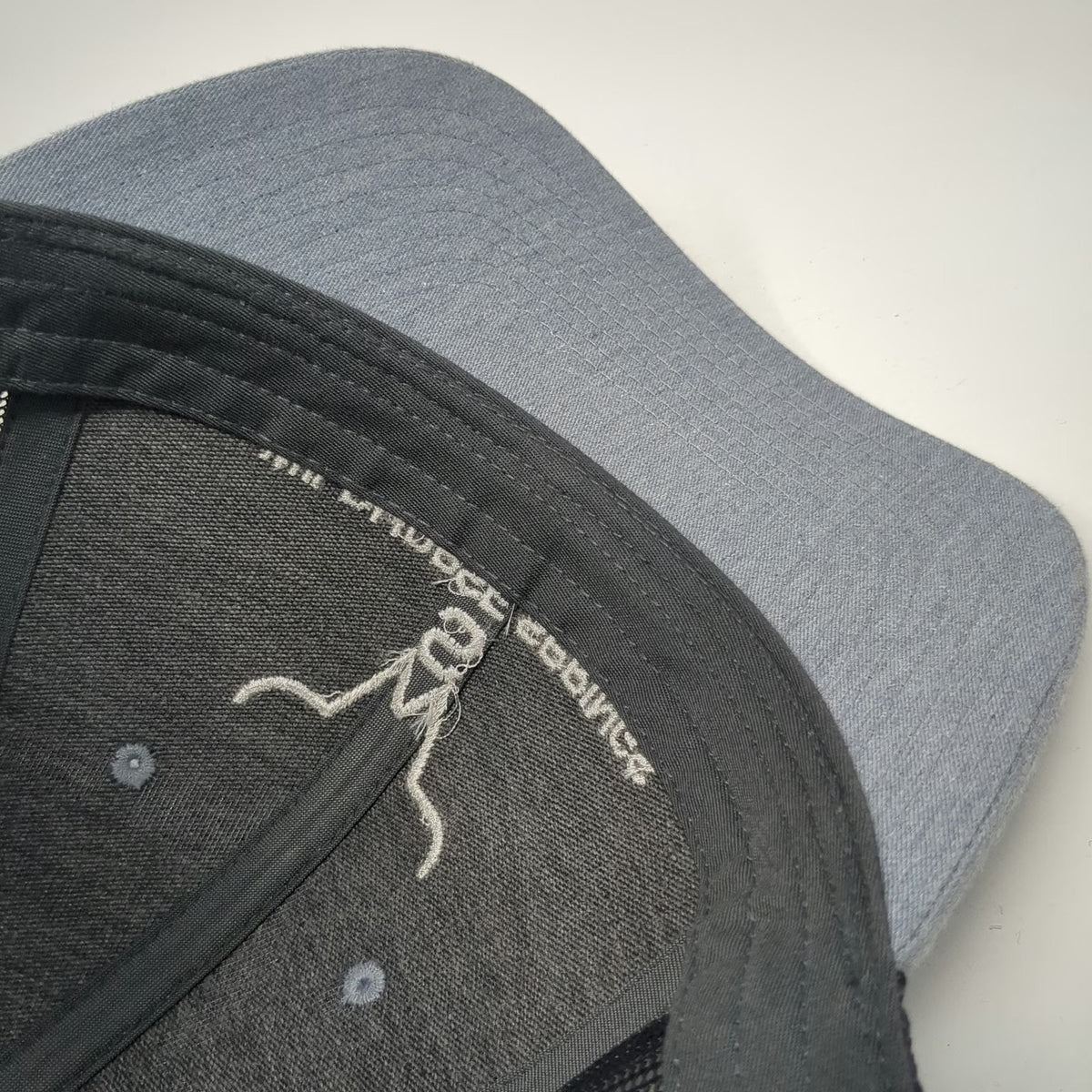 Richardson Trucker Hat Gray L Wildhorse Springs Ranch Mesh Snapback Steer Hat