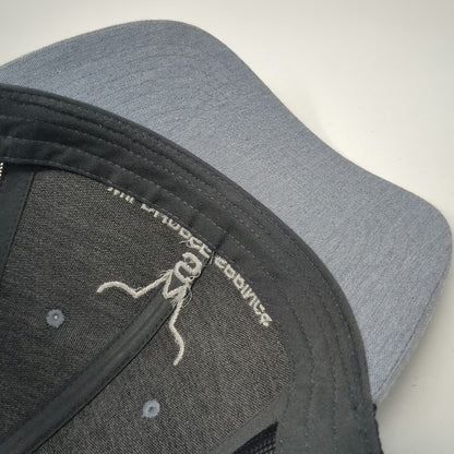 Richardson Trucker Hat Gray L Wildhorse Springs Ranch Mesh Snapback Steer Hat