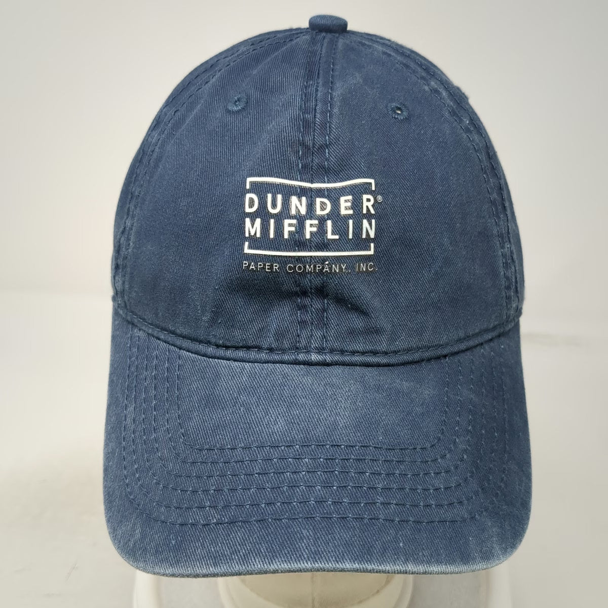 Mu Shang Blue One Size Baseball Cap Dunder Mifflin The Office Hat Slideback