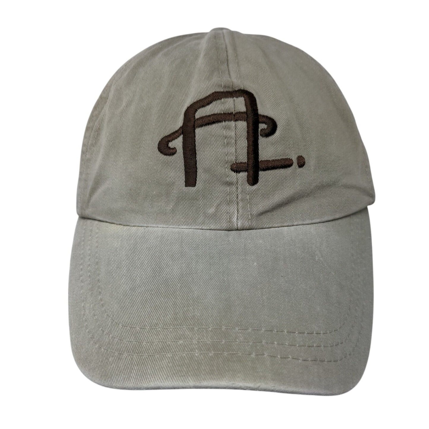 Cigar Aficionado Slideback Hat Tan OSFA Embroidered Leather Strap