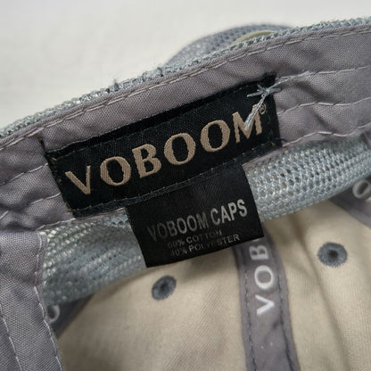 VOBOOM Baseball Cap Beige One Size Mesh Distressed Mask Buttons Strapback Hat