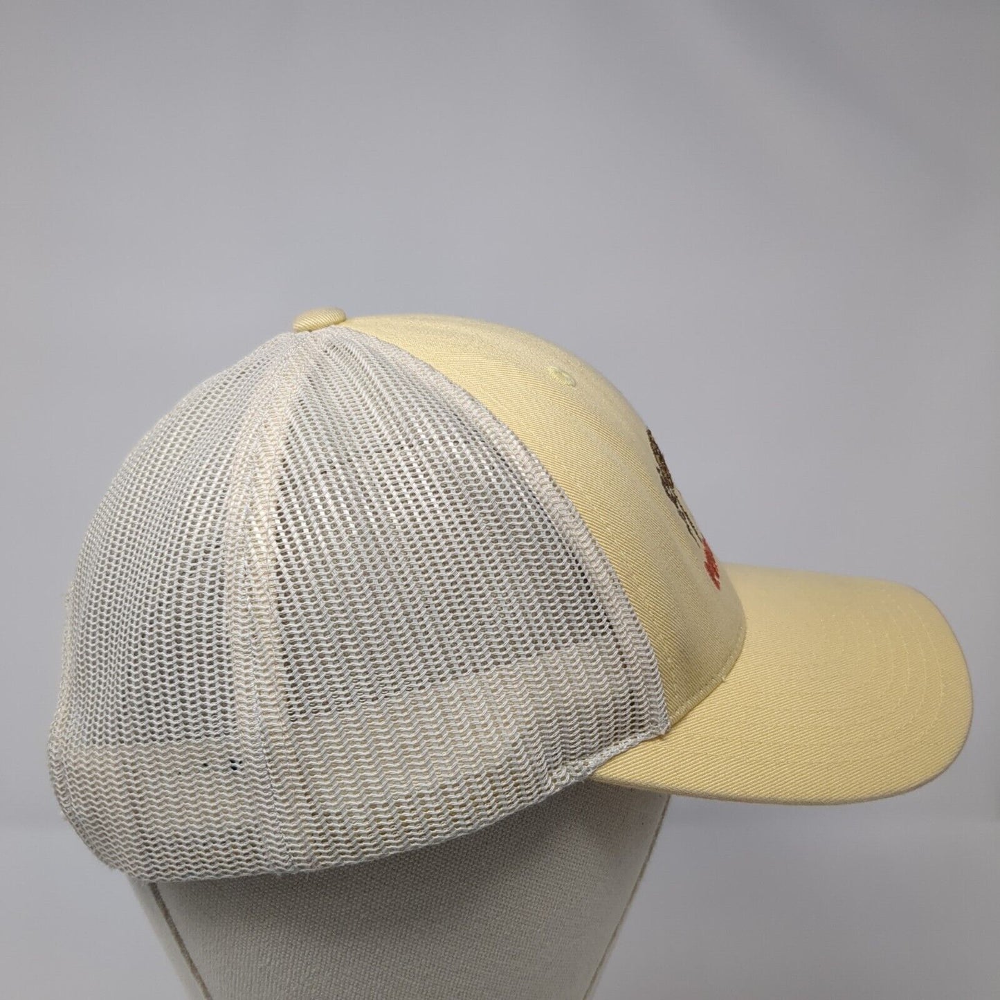 Montana Flowers Snapback Mesh Back Trucker Hat Yellow M/L Richardson