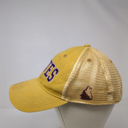 YOTES Snapback Trucker Hat Tan One Size Adjustable Embroidered Mesh Back Legacy