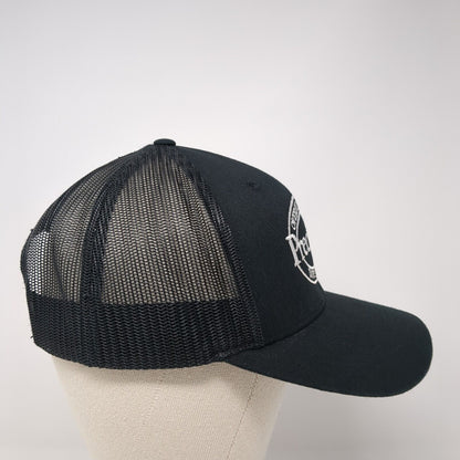 Precision Overhead Garage Door Service Trucker Hat Black One Size Mesh Back