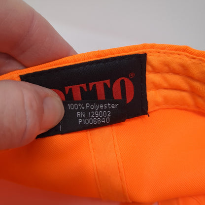 Setting The Performance Standard Baseball Cap Orange One Size Adjustable Otto
