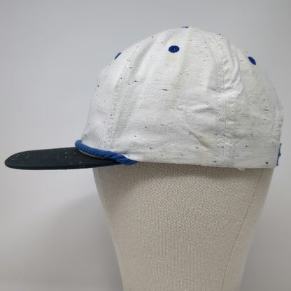 Art Class 5 Panel White One Size Flecked Rope Detail Flat Brim Snapback Hat