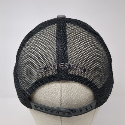 IMPRA Intermountain Pro Rodeo Contestant Snapback Trucker Hat Gray OS Mesh Back