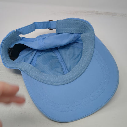 Hurley Baseball Cap Blue One Size Slideback Metal Logo Nylon Outdoor Curved Hat