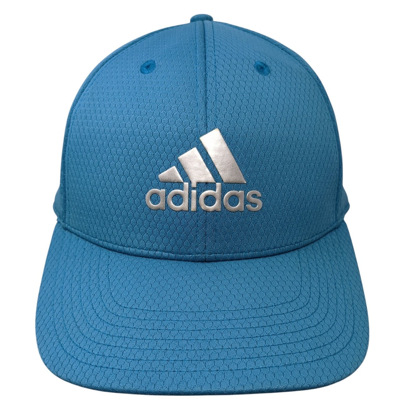 Adidas Strapback Baseball Cap Blue One Size Adjustable Embroidered 6 Panel