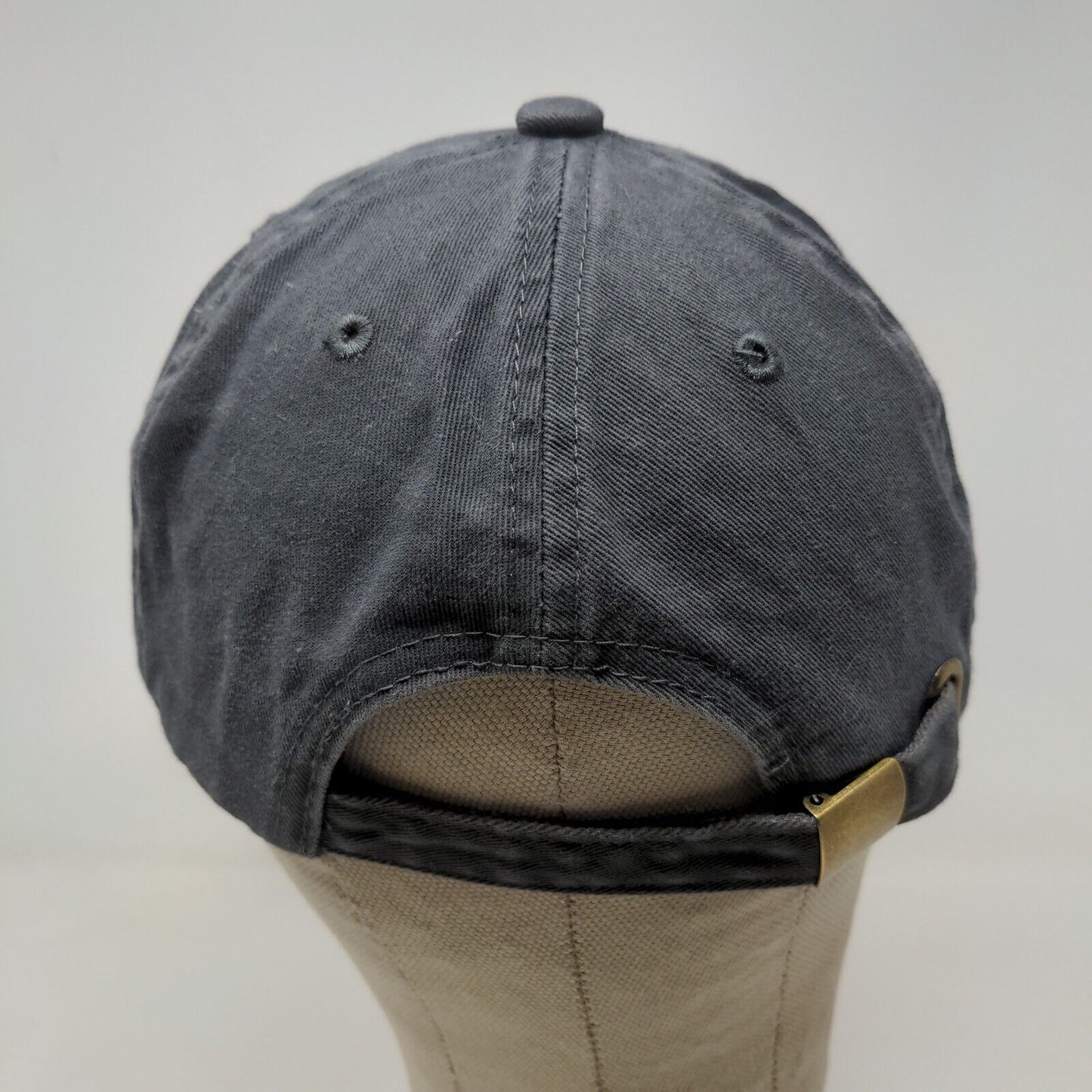 E by Elidan Men's Slideback Hat Gray Embroidered New York City Logo Cotton