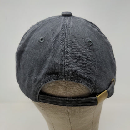 E by Elidan Men's Slideback Hat Gray Embroidered New York City Logo Cotton