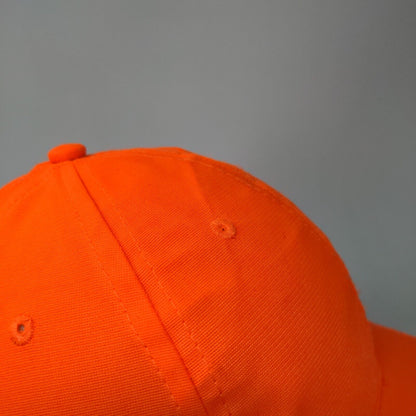 Paramount Outdoors Strapback Hat Orange OSFM Adjustable Blank Polyester