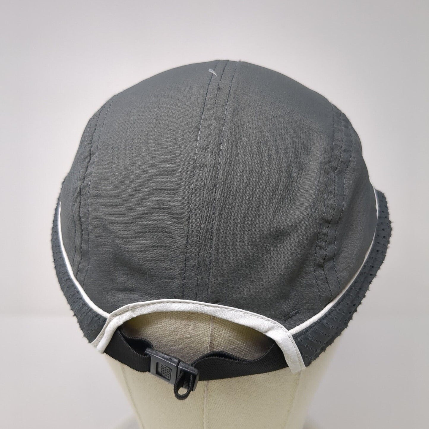 Mission Strapback Hat Gray One Size Adjustable Wet To Cool Outdoor