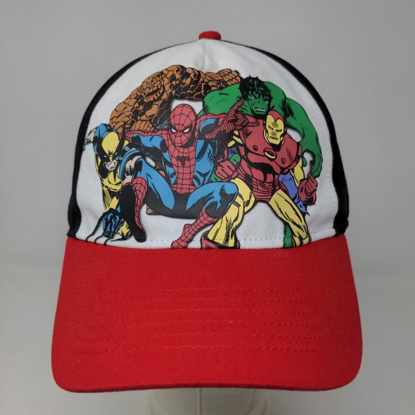 Marvel Universal Studios Men's Strapback Hat Multi Size OSFM Graphic Logo