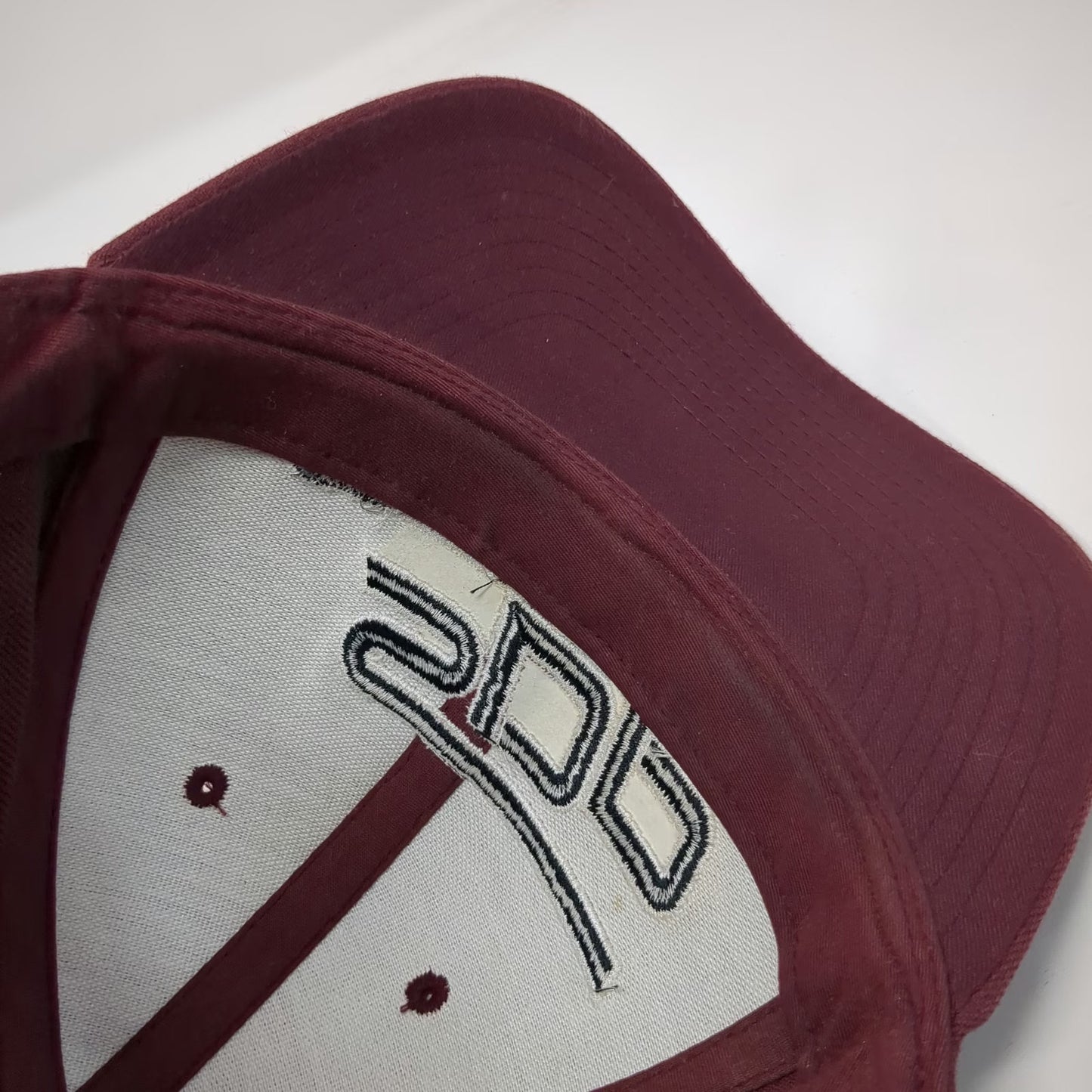 Yupoong Snapback Hat Red One Size SDP LLC Structured Wool Blend Baseball Cap