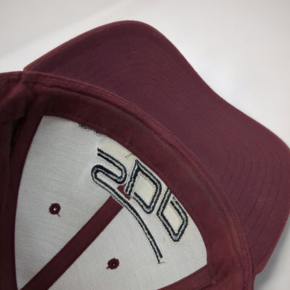 Yupoong Snapback Hat Red One Size SDP LLC Structured Wool Blend Baseball Cap