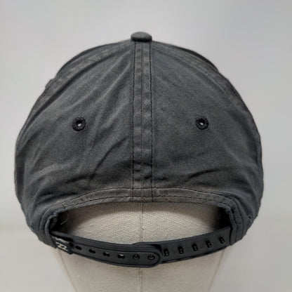 Billabong Patch Snapback Hat Black One Size Adjustable Solid 6 Panel