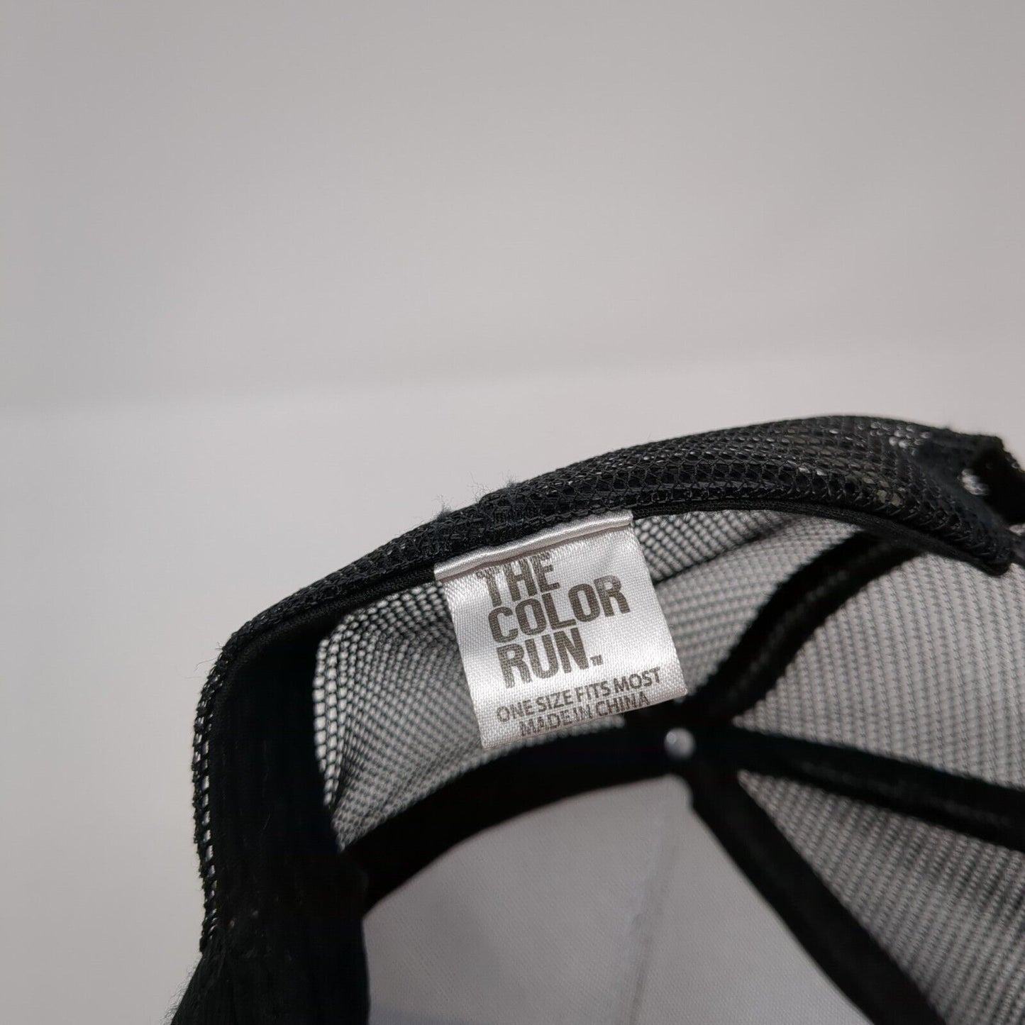 The Color Run Snapback Trucker Hat Multicolor One Size Adjustable Mesh Back