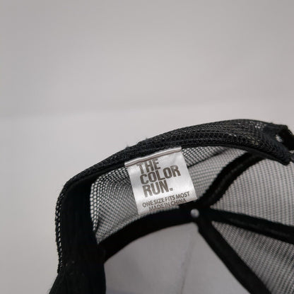 The Color Run Snapback Trucker Hat Multicolor One Size Adjustable Mesh Back