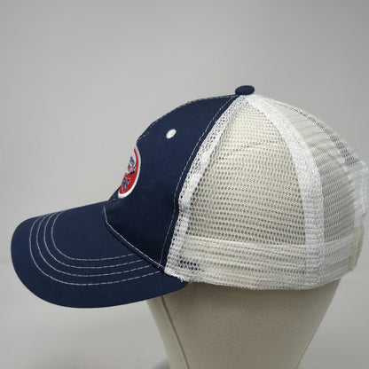 Trucker Hat Blue One Size MYHockey Tournaments Champions Mesh Snapback Hat