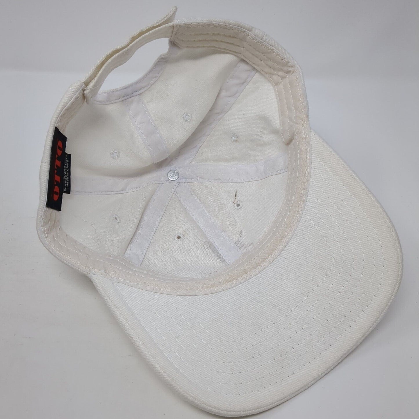 Got Chocolate? Strapback Hat White Adjustable Vented Holes 6 Panel Otto