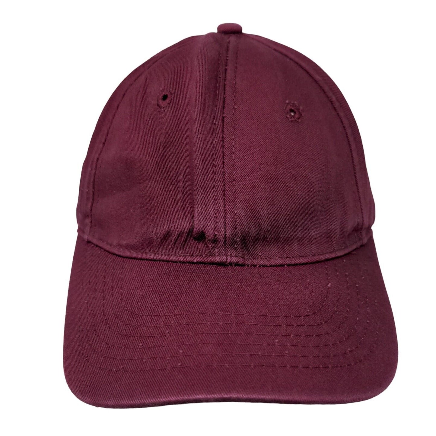 Rawlings Strapback Hat Red Large/XL Adjustable 6 Panel Vent Holes Blank