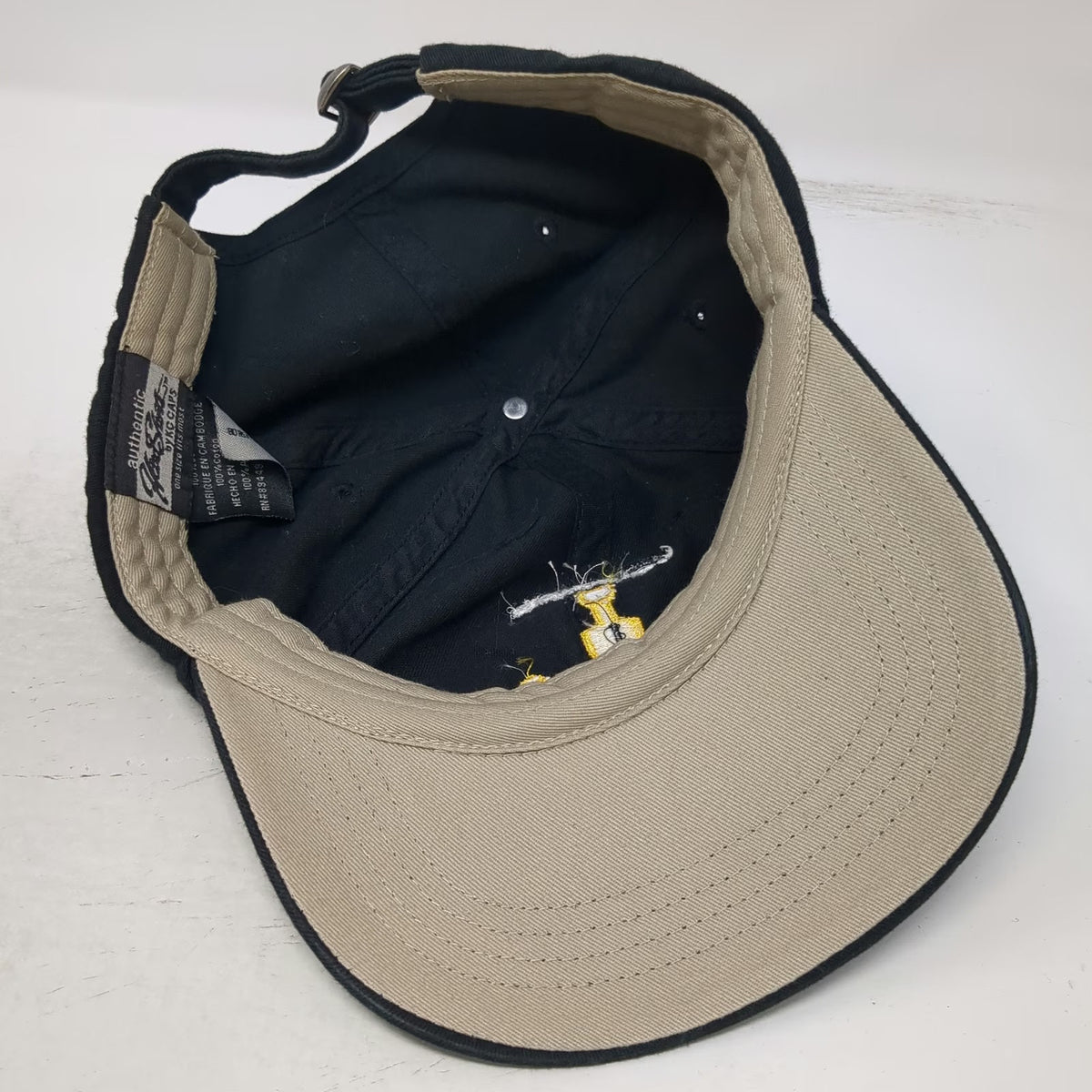 KC Caps Baseball Cap Black One Size Trimble Earthworks Shovel Logo Hat Slideback