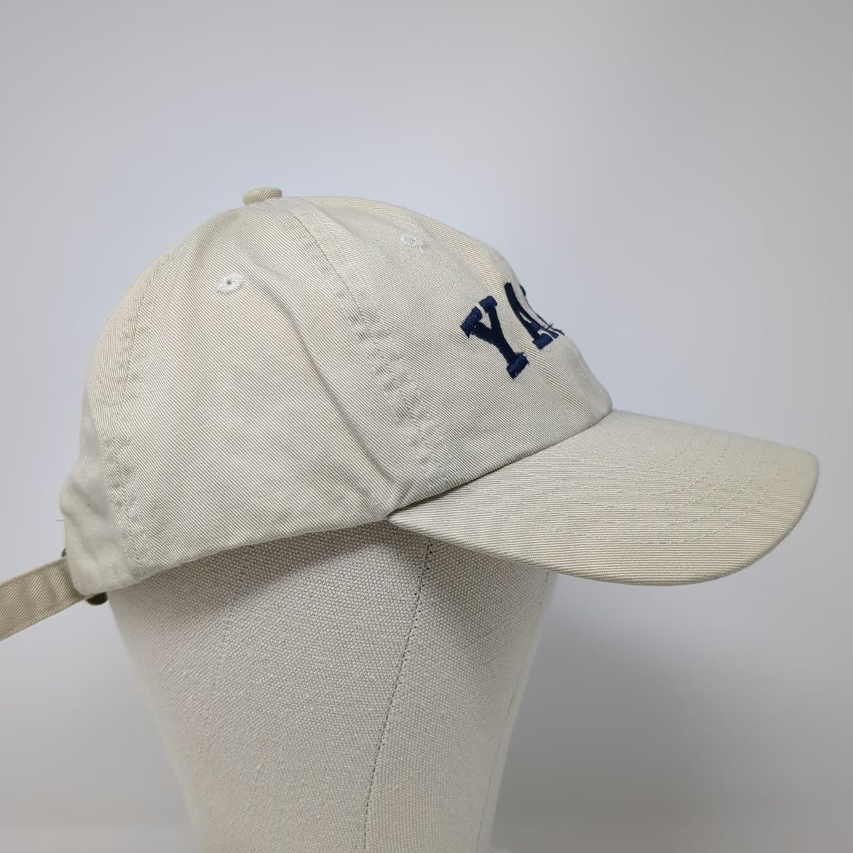 Yikes! Baseball Cap Beige One Size Yale University Strapback Collegiate Hat