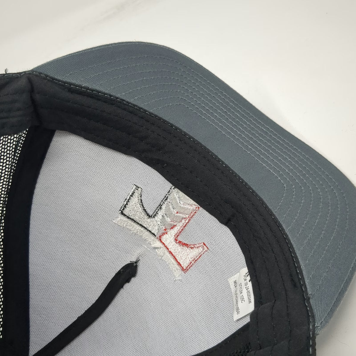 Pacific Headwear Gray OSFM Trucker Hat Tuckers Timber Pine Tree Mesh Snapback
