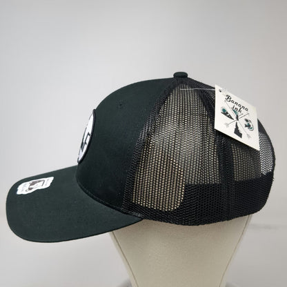 Outdoor Cap Trucker Hat Black One Size 208 Golf Idaho Mesh Snapback Patch Map