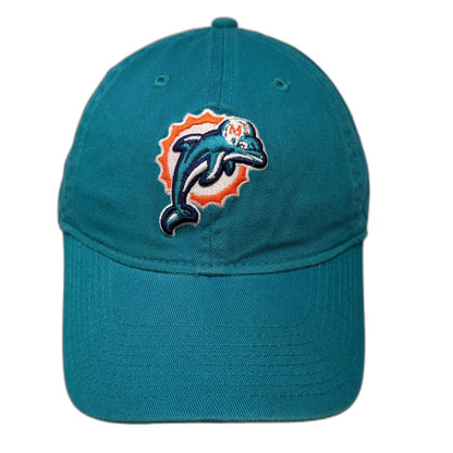 Miami Dolphins NFL Reebok Cap Blue Orange One Size Slideback Embroidered Hat