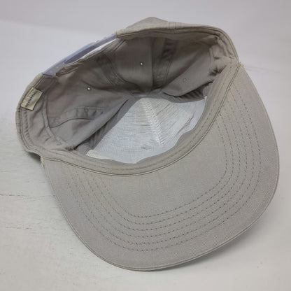 5 Panel Gray One Size Chapman Ranch Gin Cotton Boll Rope Cord Snapback Hat
